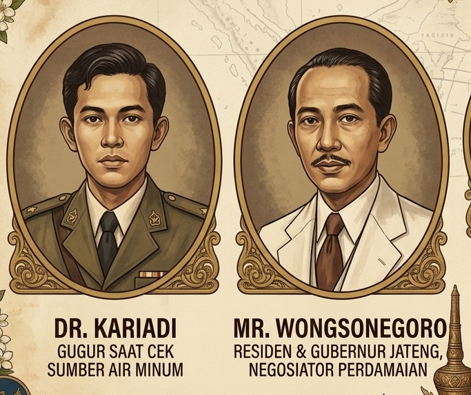 gambar tokoh tokoh pertempuran 5 hari semarang